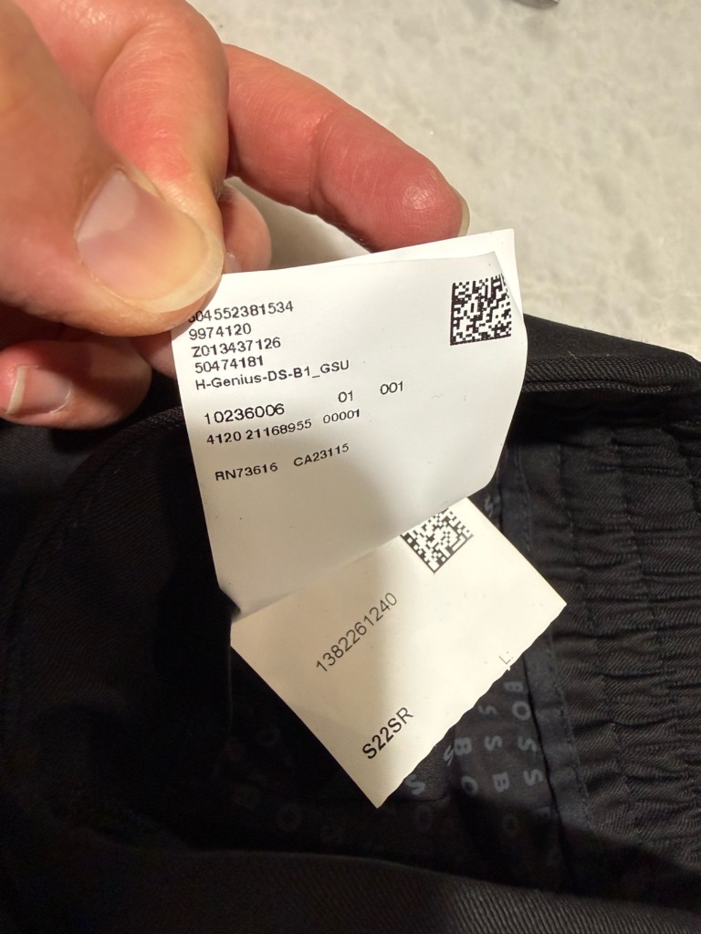 BOSS Black Men's Drawstring Pants - Picture 6 of 7